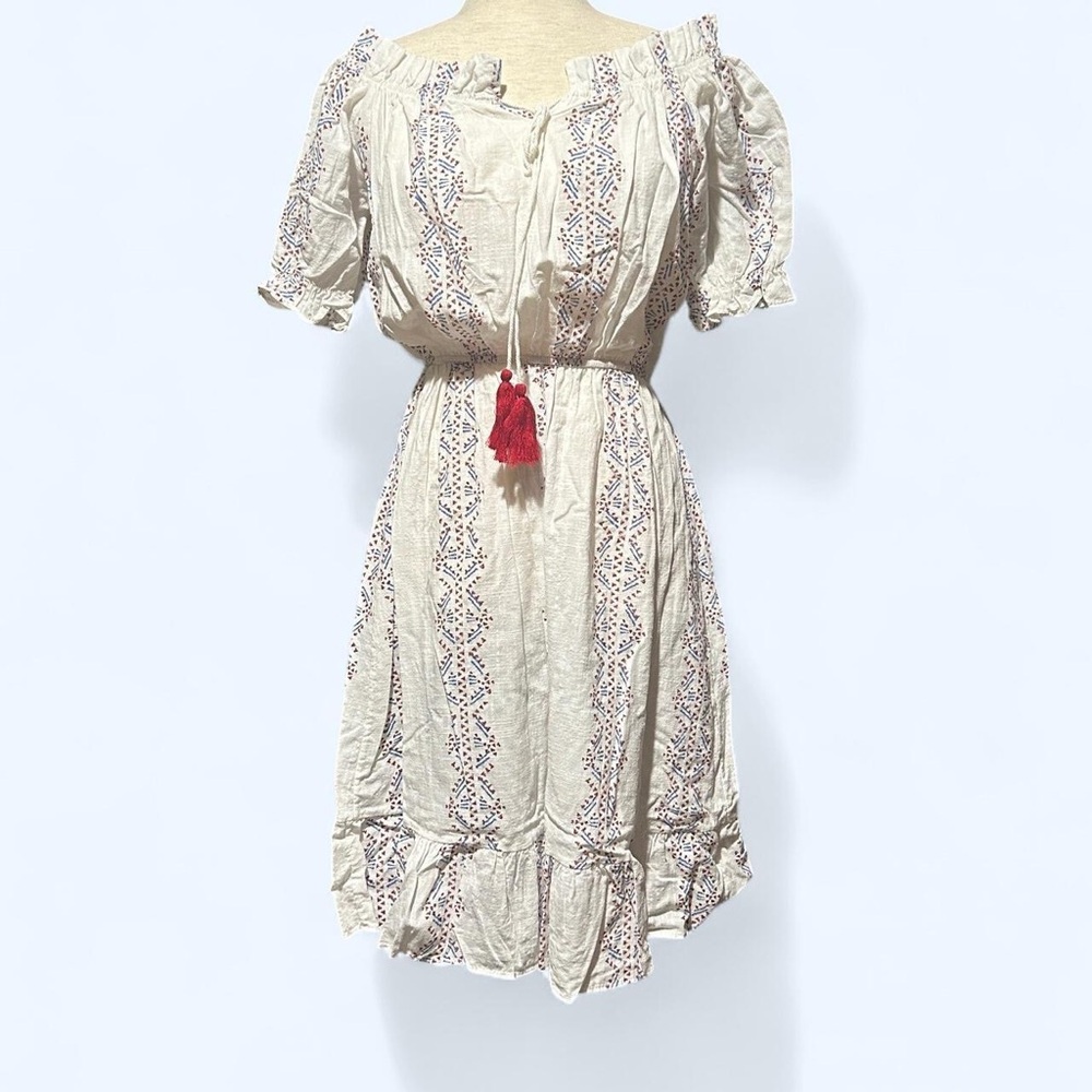 Pursue white boho midi Dress